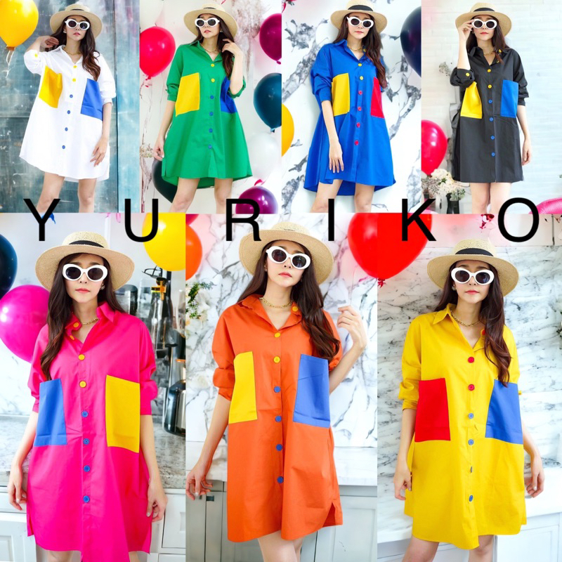 เดรสเชิ้ตอก36-54” ผ้าcotton สาวอวบ เชิ้ตoversize dressshirt เดรสไซด์ใหญ่ เชิ้ตผ้าพื้น ส่งไวมากๆ