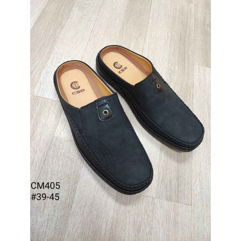 CM405รองเท้าหนังเปิดส้นผู้ชายไซส์39-45