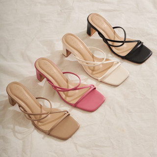 Angpao heels รองเท้าส้นสูง2.7นิ้ว ทรงสวยมาก กดสั่งได้เลยค่ะ (Wila shoes)