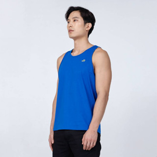 PERFORMANCE BLUE CUSTOM FIT TANK TOP เสื้อกล้ามสีน้ำเงินทรงคัสตอมฟิต