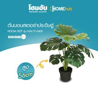 ต้นมอนสเตอร่าประดิษฐ์ HOOMDOT  สูง 56 cm #NAL19-0408"