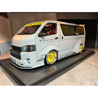 Ignition Model [IG3120] 1:18 T・S・D WORKS HIACE Gray