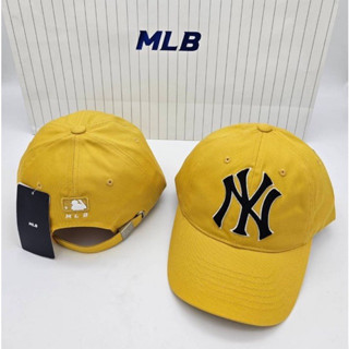 ✴️ แท้ 💯% MLB NEW YORK Yankees Cap สี Mustard