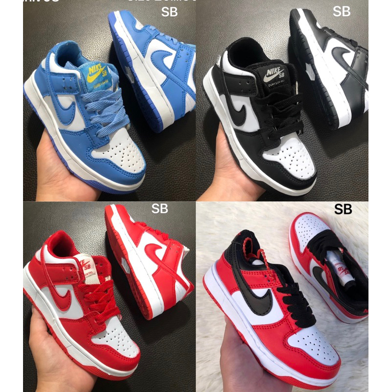 รองเท้าผ้าใบเด็ก SB dunk Low panda รองเท้าเด็กน้อยน่ารักมาก มี25-36 สินค้าพร้อมส่ง รองเท้าไนกี้ รองเท้าผ้าใบเด็ก