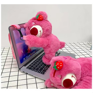 Lotso กระเป๋าสะพายไหล่ ลายการ์ตูนหมี สตรอเบอร์รี่ สะพายข้างหนึ่ง กระเป๋าตุ๊กตา สําหรับเด็กผู้หญิง ลําลอง