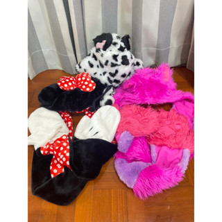 Tokyo Disney Resort TDR Hat 101 Dalmatians Minnie Alice Cheshire หมวก หมวกมีที่ใส่มือ หมาจุด มินนี่ แมวเซลเซีย แมวอลิส
