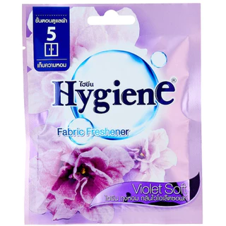 (ยกลัง 12 ห่อ) ถุงหอม ไฮยีน Hygiene Fabric Freshener พลังหอมยาวนาน ตลอด 4 สัปดาห์ ขนาด 8 กรัม ทั้ง 5 กลิ่น