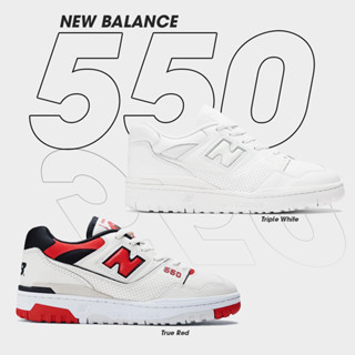 New Balance Collection รองเท้าผ้าใบ UX 550 Sea Salt BB550VTB / Triple White BB550WWW (4290)