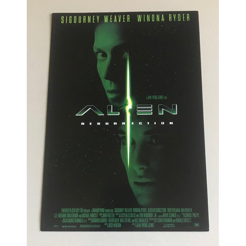 Handbill (แฮนด์บิลล์) หนัง “Alien Resurrection” ใบปิดไทย จากค่ายหนัง ราคา 120 บาท