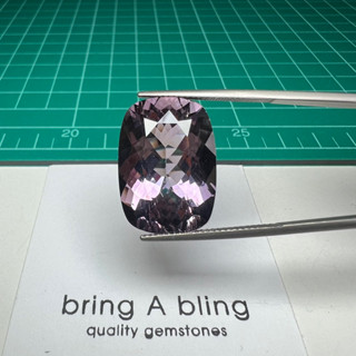 อเมทิสต์ Amethyst จากแซมเบีย 22.00 ct ไม่ปรุงแต่ง สีม่วงแดงสวยมาก สะอาด