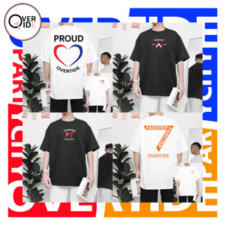 Overtide เสื้อยืดโอเวอร์ไซร์ คอลเลกชั่น PartyCity หลายสี