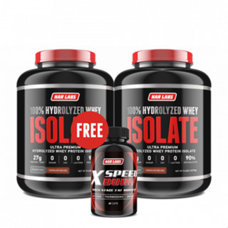 NAR LABS™ Set: DOUBLE ISOLATE 5LBS X2 กระปุก FREE XSPEED BURN