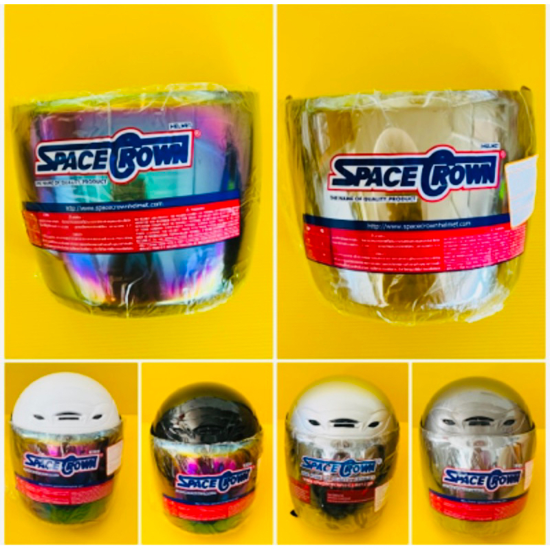 กระจกหน้าหมวก SPACECROWN KNIGHT อย่างดี มี 2 สี สีปรอทเงินกับสีปรอทรุ้ง หน้าหมวกกันน็อก KNIGHT หน้าหมวกกันน็อค
