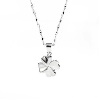 nnjew สร้อยคอ รุ่น 4 Leaf Clover Pendant Necklace เครื่องประดับ แฟชั่น