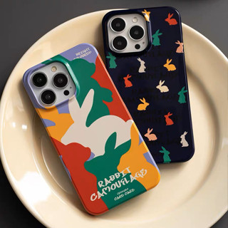เคส สำหรับ ไอโฟน เคสซิลิโคน สินค้าพร้อมส่งจากไทย สำหรับ Iphone 14 13 12 11 Pro max เคสกระต่ายใหญ่ PC-074 เคสกระต่ายเล็ก