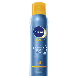 Nivea Sun Protect &amp; Refresh Cooling Sun Mist SPF50 นีเวีย สเปรย์ กันแดด สูตรเย็นสดชื่น กันน้ำ ขนาด 200 ml 05594