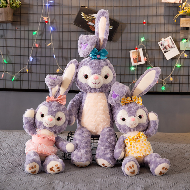 【Swoan】StellaLou ตุ๊กตากระต่ายม่วง 35/50/70CM Disney เด็กของเล่นตุ๊กตา ของขวัญวันเกิดสาวๆ