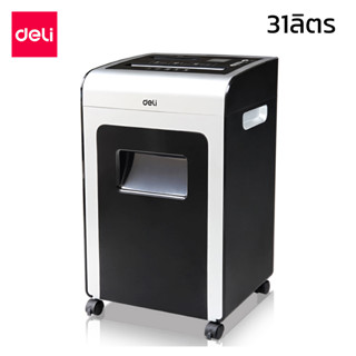 เครื่องทำลายกระดาษ 31 ลิตร Paper Shredder เครื่องย่อยกระดาษ เครื่องทำลายCD หน้าจอ LCD ทำงานต่อเนื่อง 10นาที manzoku