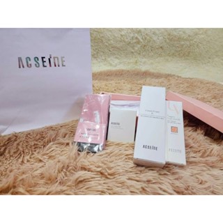 ACSEINE (แอ็คซีน) Gift set จากญี่ปุ่น 4 ชิ้นสุดคุ้ม ของแท้100% Super Sunshield EX ,  Cream Form (R), Eye Colour PV