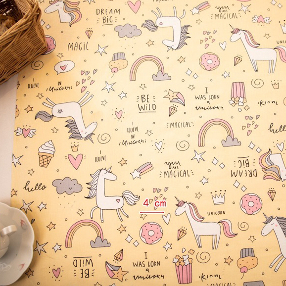 ผ้าคอตตอน 100% ทอทวิล ผ้าเมตร หน้ากว้าง 1.6 เมตร พิมพ์ลายดอกไม้