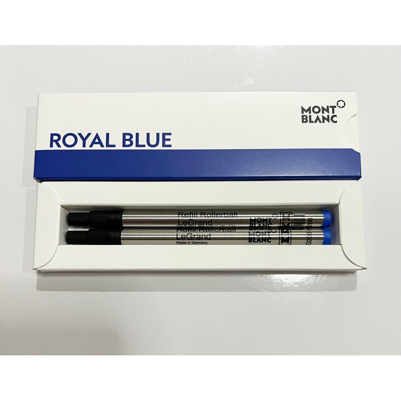 ไส้ปากกา Rollerball LeGrand Montblanc size F, M ,B - Royal blue สีน้ำเงิน (2ไส้)