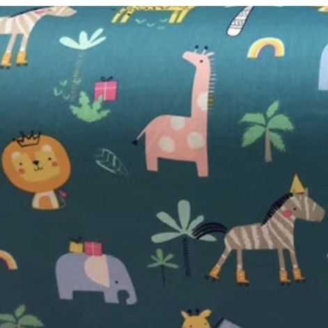 ผ้าคอตตอน 100% ทอทวิล ผ้าเมตร หน้ากว้าง1.6 เมตร  ลายการ์ตูน ลายดอก