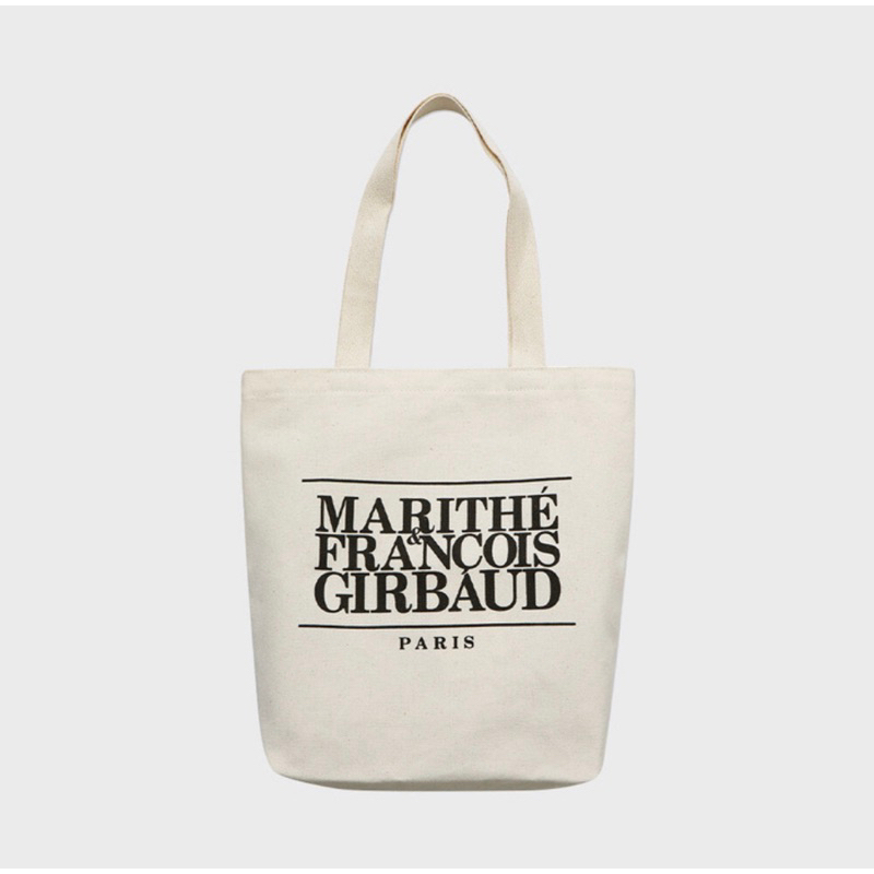 [Pre order] กระเป๋าผ้า 🇰🇷 MARITHE FRANCOIS GIRBAUD W CLASSIC LOGO ECO BAG