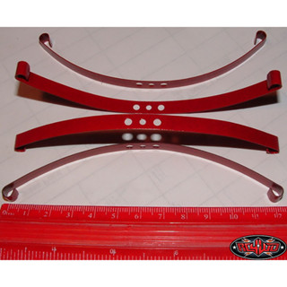 แหนบ Z-S0570 : RC4WD RED SUPER SOFT FLEX LEAF SPRINGS (4)