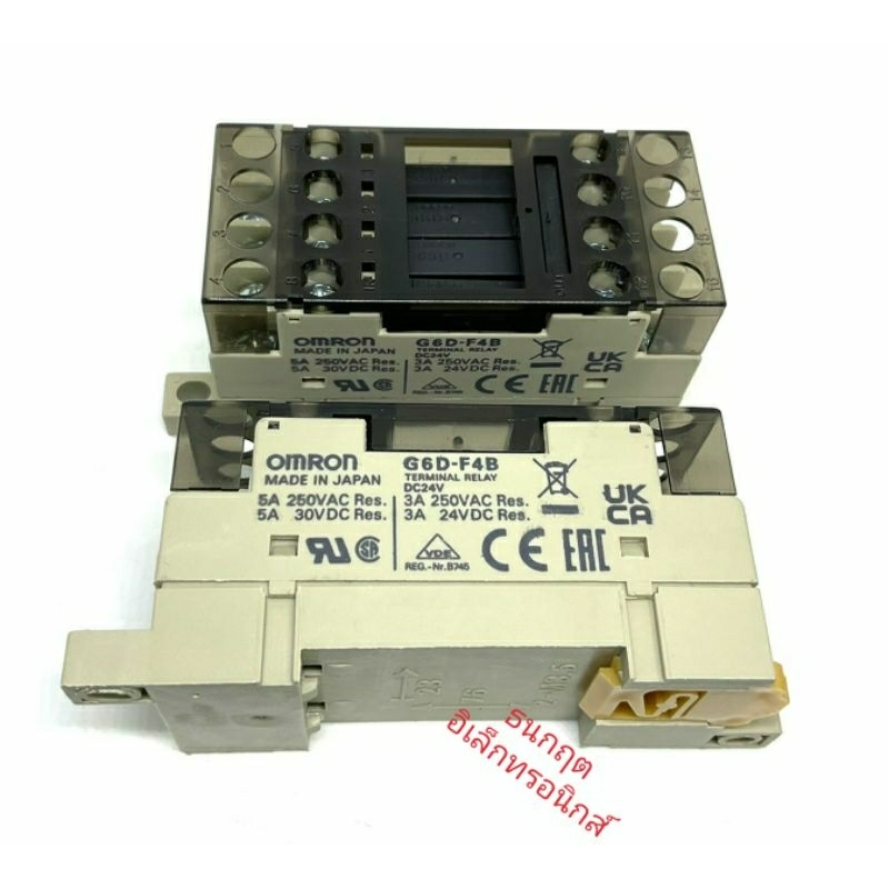 รีเลย์ G6D-F4B DC24V TERMINAL RELAY ช็อกเก็ตรีเลย์ หน้าคอนแทค 5A 250VAC 5A 30VDC
