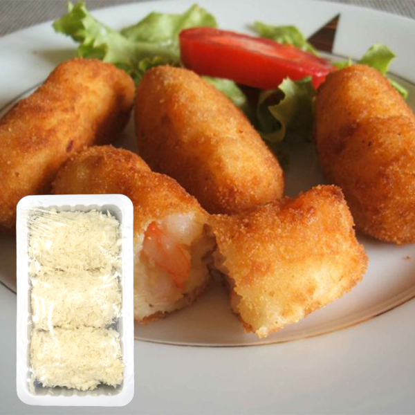 โคร็อกเกะครีมกุ้ง ขนาด 135 กรัม (45 กรัม x 3 ชิ้น) – Ebi Cream Croquette ราคา ถูกที่สุด ดีลบีเคเค แกลเลอรีภาพที่ 2
