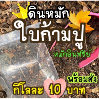 ดินหมักใบก้ามปูกิโลกรัมละ 10 ❗❗บาท🎉🌈💞🌸หมักอินทรีย์หยาบผสม