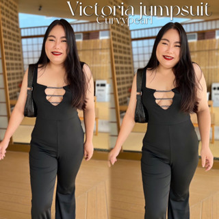 จั๊มสูทสาวอวบ จั๊มสูทขาม้า🔥Victoria Jumpsuit🔥