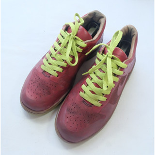 Nike Dunk Low 1 Piece Laser Varsity Red Chartreuse Size 40EU สีเกาลัด มือสอง ของแท้