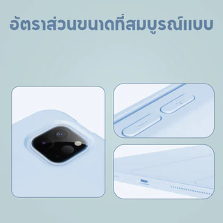 New เคสไอแพด เปลือกอ่อนพร้อมช่องปากกา case นำไปใช้กับ iPad Gen10/9/8/7/6/5 Air1/2/3/4/5 Mini6/5/4/3/2 Pro 10.9/11/12.9 2018-2023