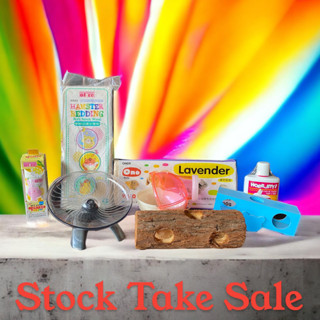 ✨Stock take sale✨ ของเล่น ของใช้ หนูแฮมสเตอร์ กระต่ายกระรอก สัตว์เลี้ยงขนาดเล็ก ราคาพิเศษ หมดแล้วหมดเลย