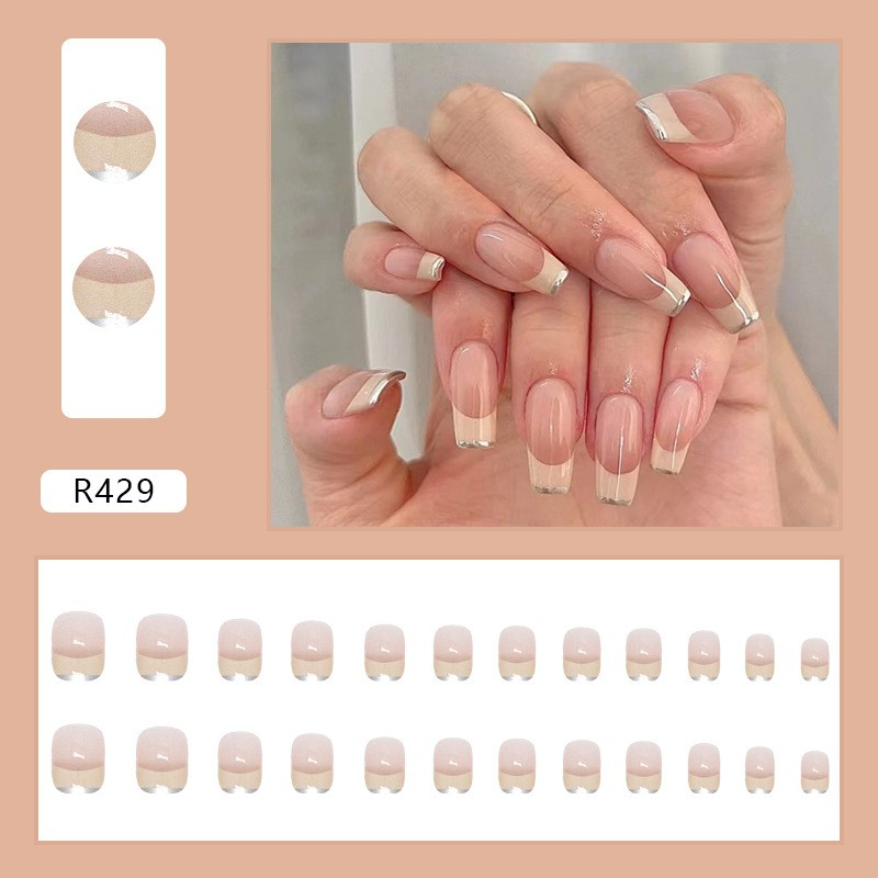 พร้อมส่ง เล็บปลอม [R429]เล็บปลอมกันน้ำ อุปกรณ์ทำเล็บ ถูกสุด พร้อมส่ยาง