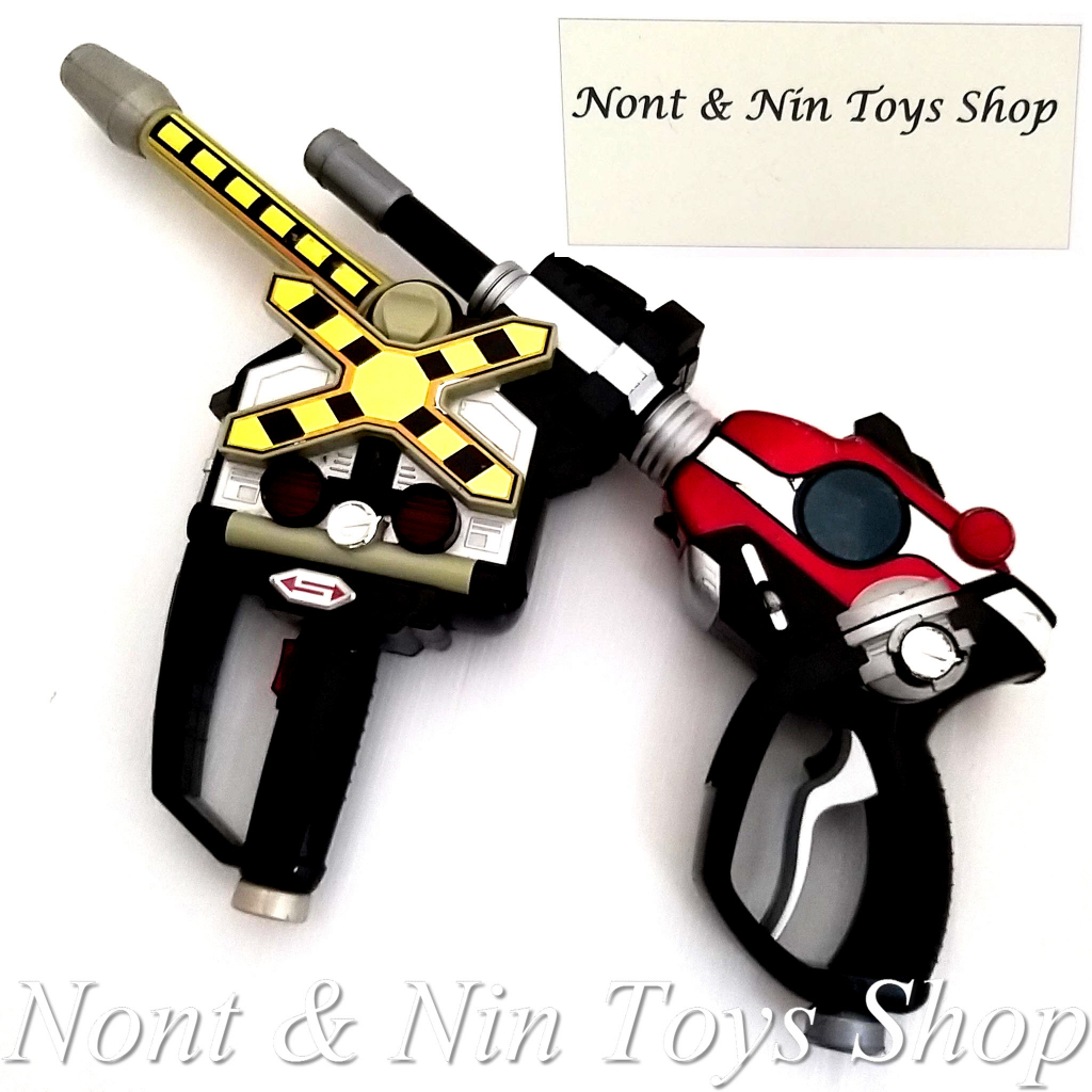 Engine Sentai Go-Onger DX Mantan Gun & Kankan Bar .. อาวุธ ขบวนการเอนจิน โกออนเจอร์