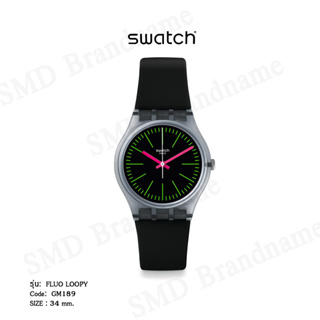 SWATCH นาฬิกาข้อมือ รุ่น FLUO LOOPY Code: GM189