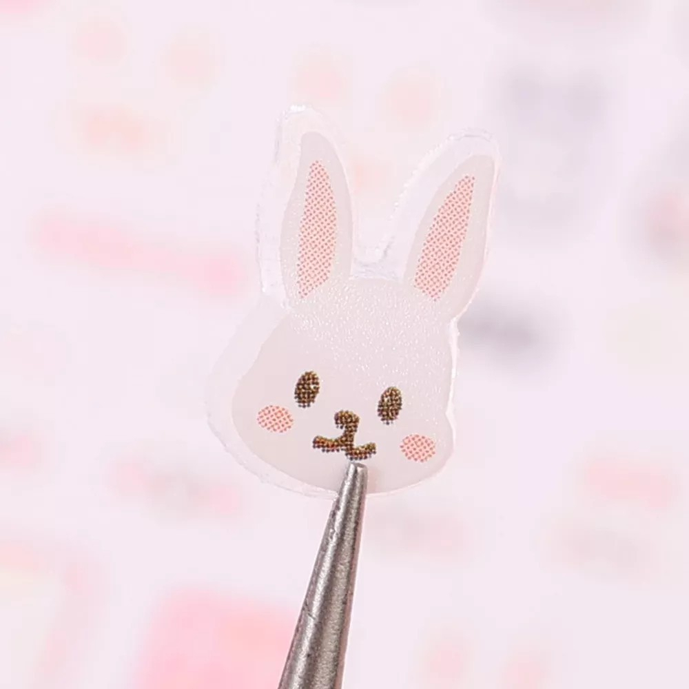 สติกเกอร์ พิมพ์ลายดอกไม้ 3D สำหรับตกแต่งเล็บ - รูปที่ 4