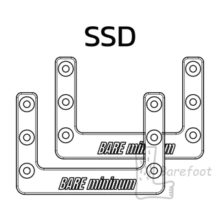 ที่ใส่ harddisk ฮาร์ดดิสก์ BARE minimum hard drive rack
