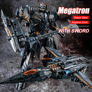 🔥ของเล่นการเปลี่ยนแปลงของขวัญเด็ก ๆ รูปแอ็คชั่น megatron หุ่นยนต์การเปลี่ยนรูป megatron ของเล่นเด็ก