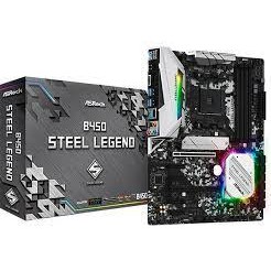 เมนบอร์ด ASRock Mainboard B450 STEEL LEGEND AM4