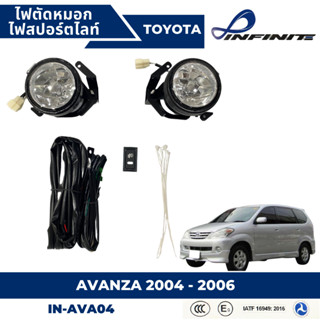 ไฟตัดหมอก สปอร์ตไลท์ TOYOTA สำหรับรถรุ่น TOYOTA AVANZA 2004 - 2006 (IN-AVA04)