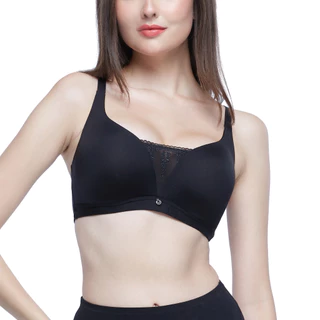 Wacoal Curve Diva บราเก็บกระชับสาวคัพใหญ่ แบบไร้โครง รุ่น WB7540 สีดำ (BL)