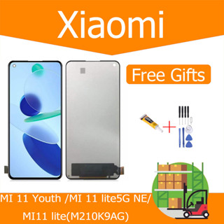 หน้าจอ LCD จอ+ทัช xiaomi Mi 11 Youth/ Mi 11 Lite 5G NE/MI 11 lite（M2101K9AG） LCD Display พร้อมทัชสกรีน สำหรับMi 11 Youth