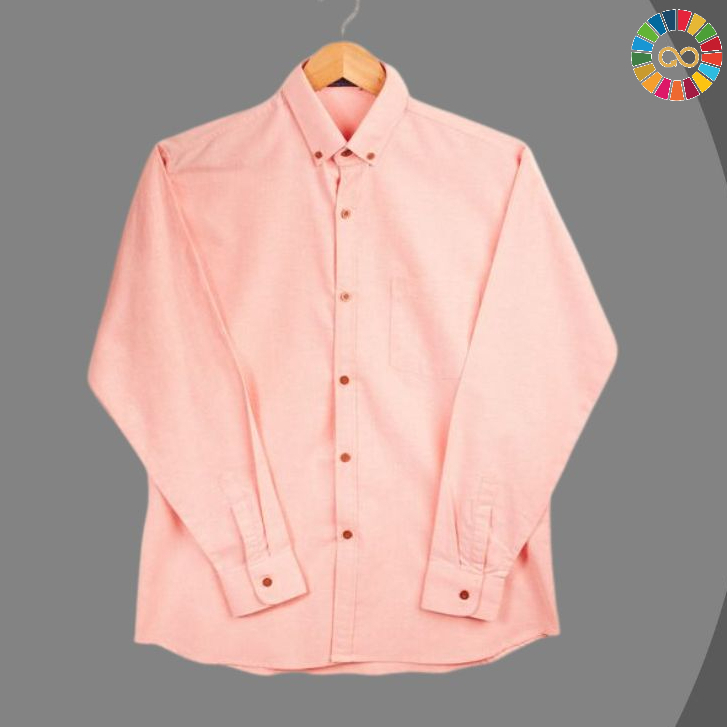 พร้อมส่งเสื้อเชิ้ตคอปก แขนยาว (ทรงตรง )มีอก 38-56 นิ้ว(ไซร์เล็ก-ไซร์ใหญ่)