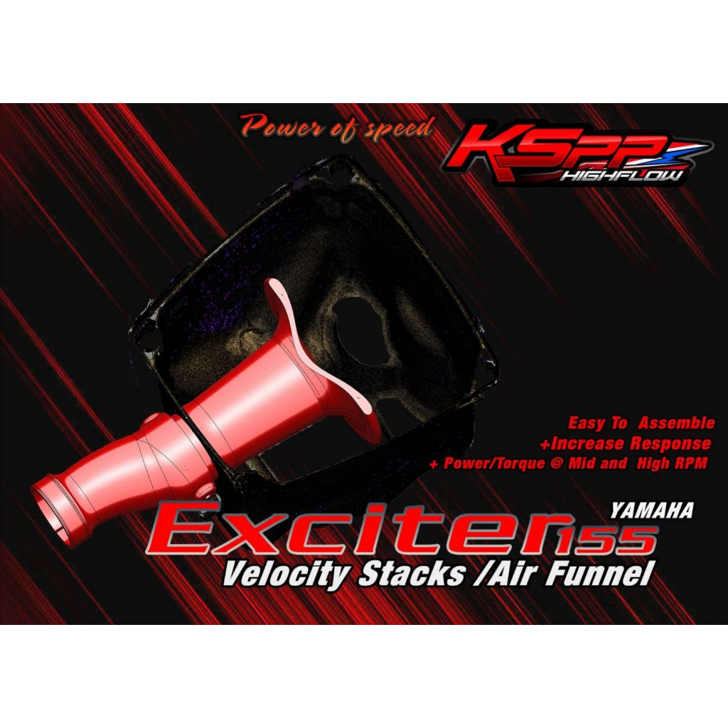 KSPP ปากแตรแต่ง สำหรับ Exciter 155VVA Yamaha Velocity stack