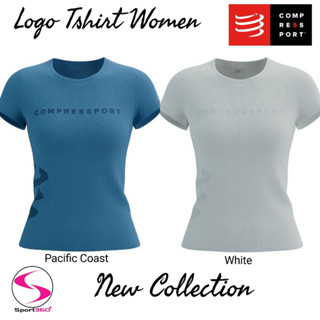 Compressport เสื้อเทรนนิ่งแขนสั้น ผู้หญิง LOGO SS TSHIRT  Women รุ่นโลโก้ ใหม่ล่าสุด 2023