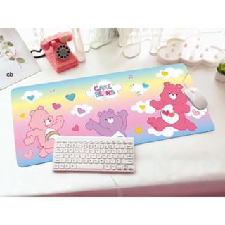 CAR BEAR PP แผ่นรอง คีย์บอร์ด รองคีย์บอร์ด keyboard ลาย CAR BEAR PP ขนาด 30 x 70 cm แผ่นหนานุ่ม มียางกันลื่น ด้านใต้8118