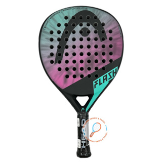 ไม้พาเดล เทนนิส tennis Padel Racket Head Flash 2023 สี ดำ ชมพู มิ้น หนัก 360 ของแท้ พร้อมส่ง